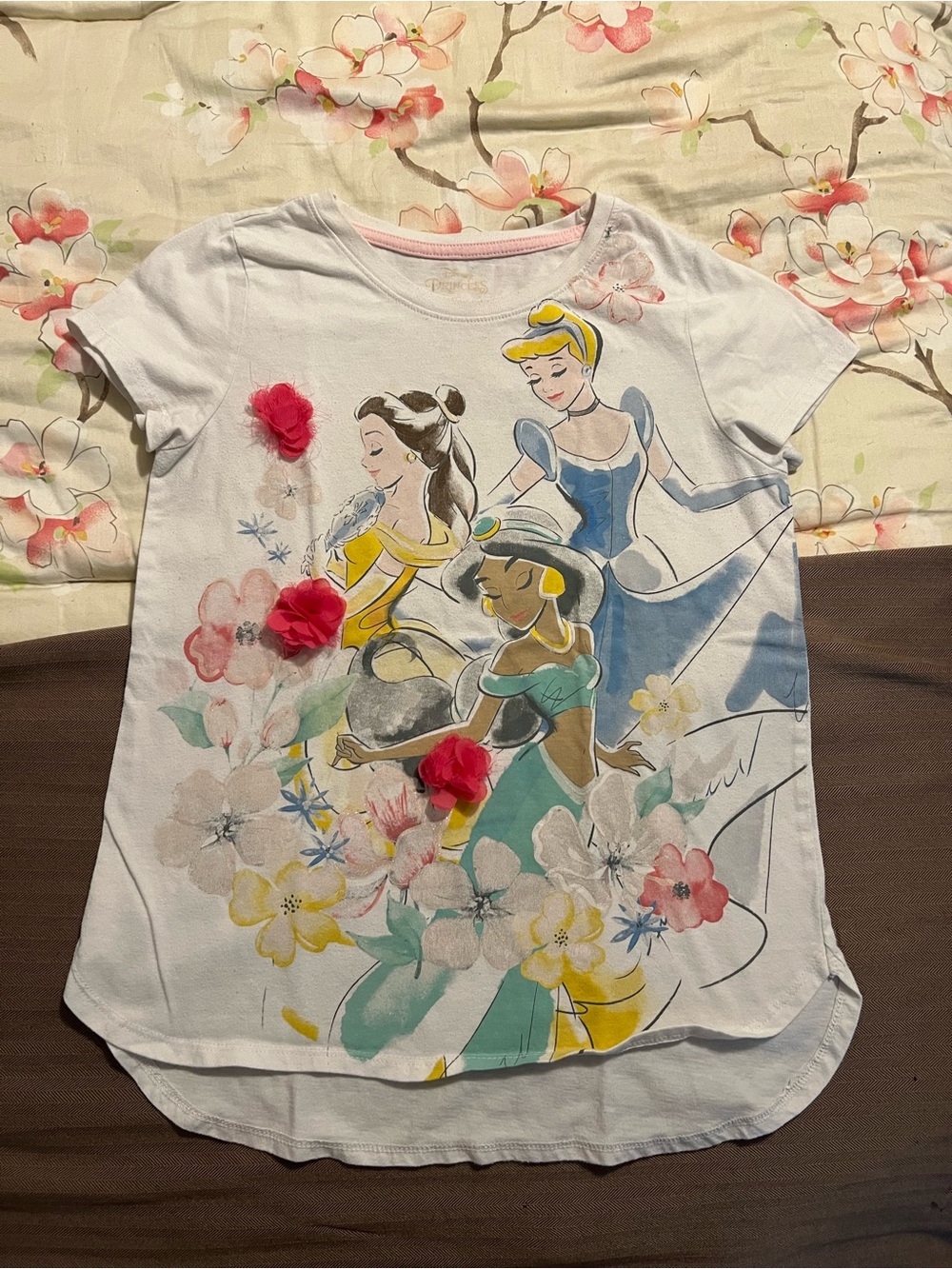 Disney-Princess-Girls-Top-Size XL (14-16) Multi Color